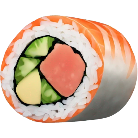 Tuna sushi roll  emoji