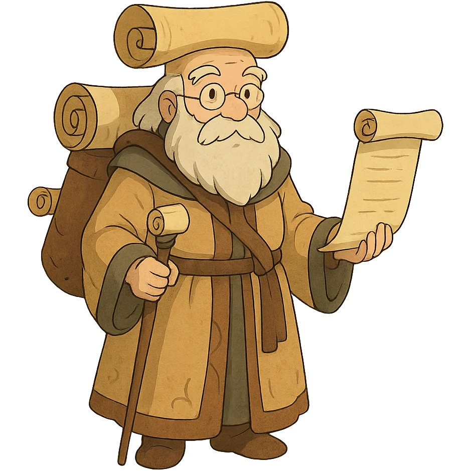 ghibli style document wizard emoji