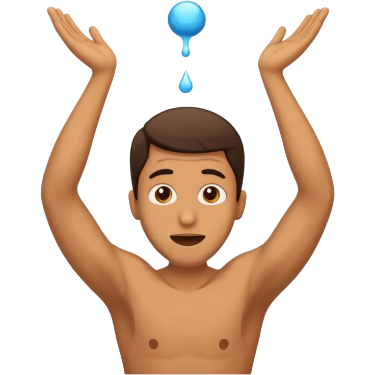 man throwing up makk balla upside down emoji