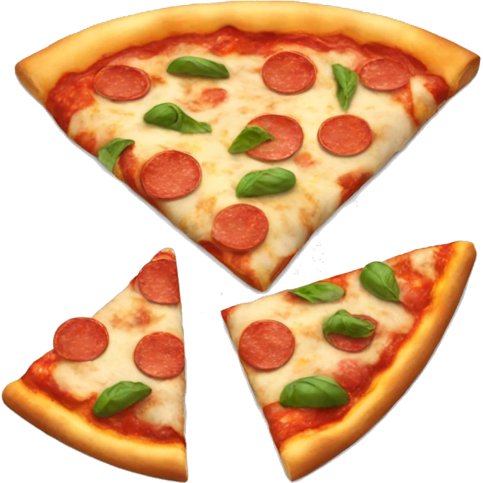 A delicious pizza emoji emoji