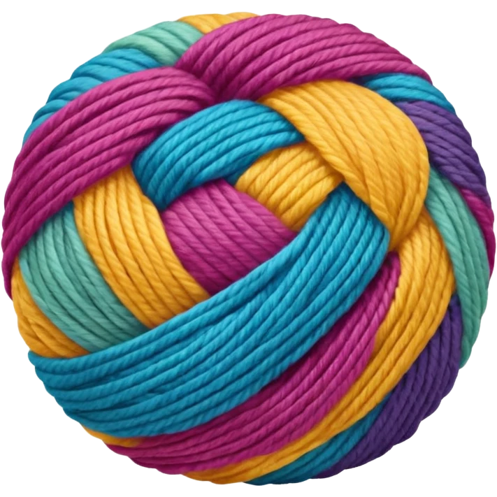 colorfull ball of yarn emoji