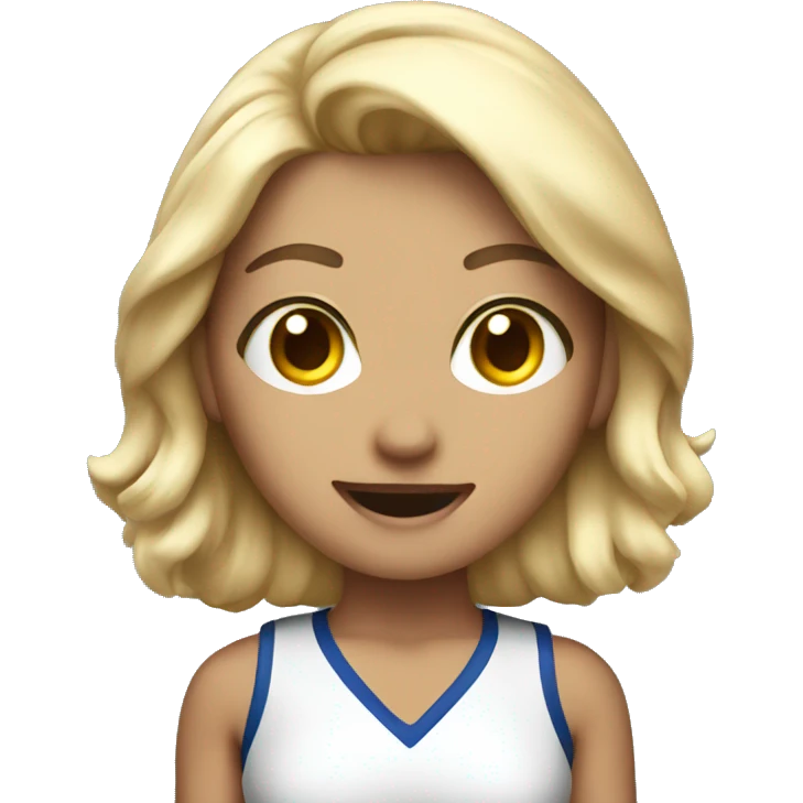 Cheer leader emoji