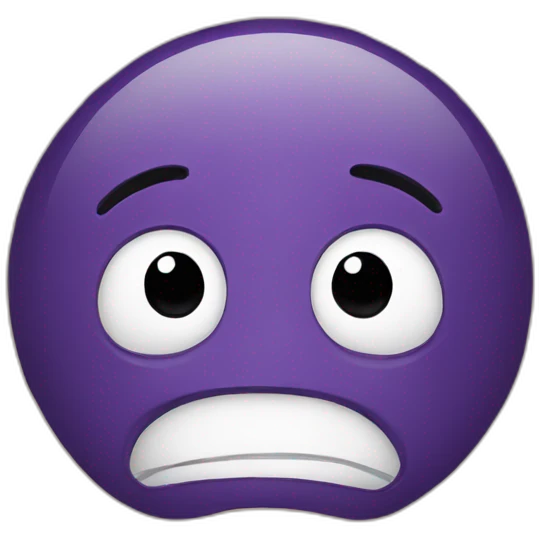 An emoji that is sad but laughing  emoji