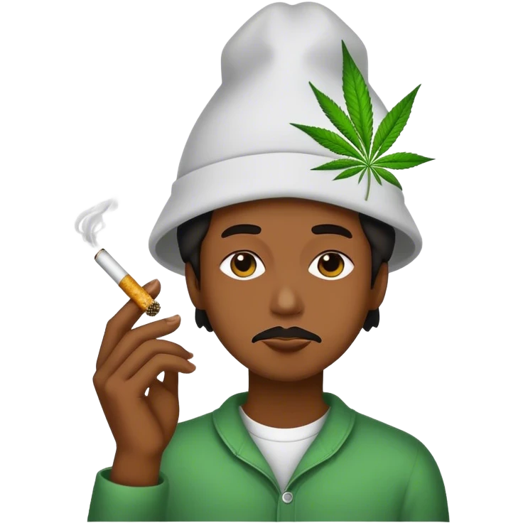 Smoking weed  emoji