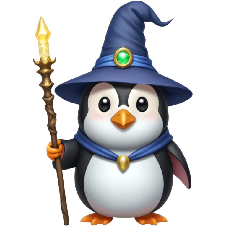 Penguin Wizard emoji