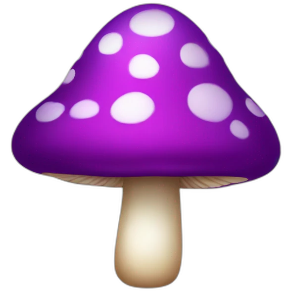 vibrant mushroom emoji