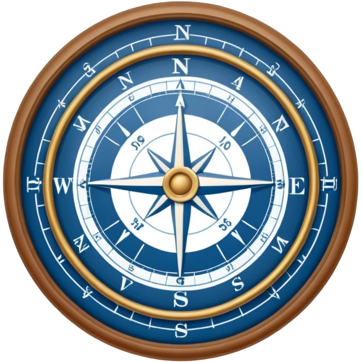 blue-white sea navigation chart. emoji