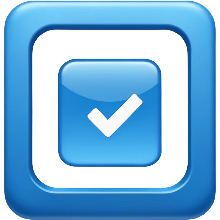 I want to make an Roblox verified blue check mark in an box emoji