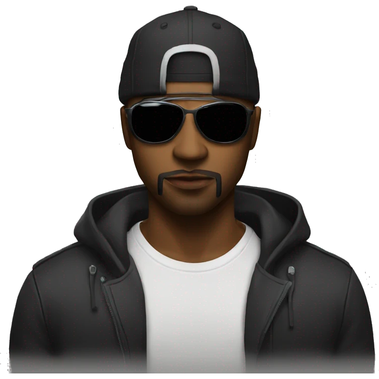 real gangsta with mask on face emoji