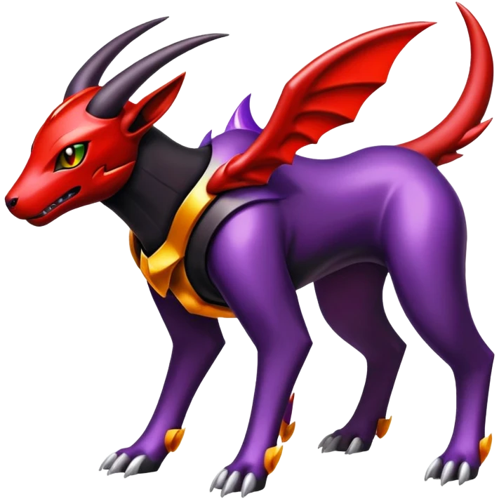Houndoom-Genesect-Pokémon-Fakémon-hybrid-creature emoji