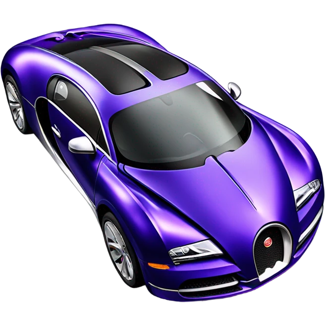 Metallic purple Bugatti  emoji