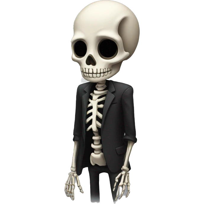 Me turning into a skeleton waiting for my friend emoji