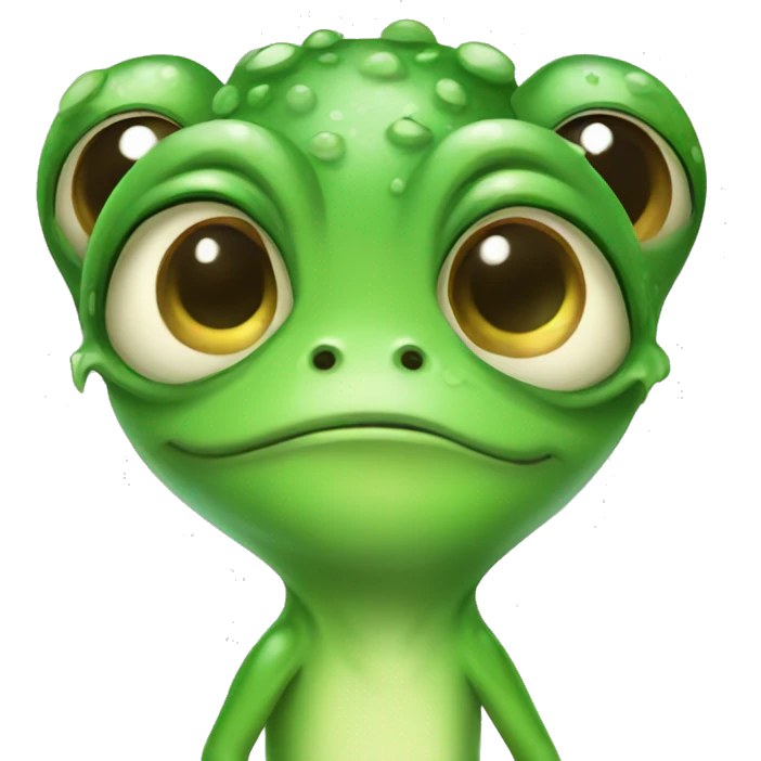 cute female frog emoji
