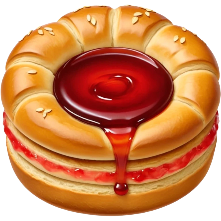 brötchen mit marmelade emoji