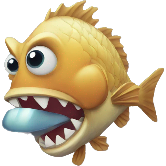 Angry fish  emoji