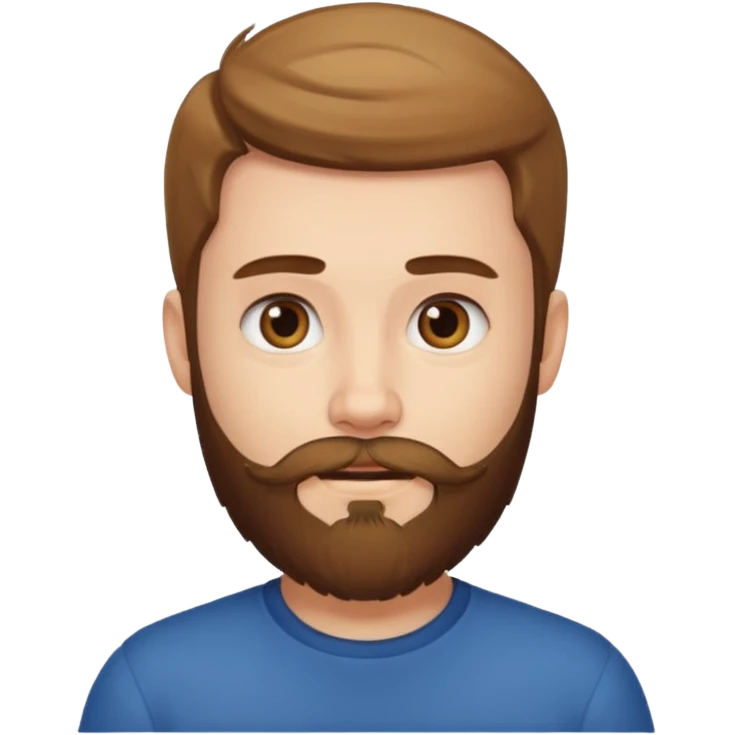 Boy with beard emoji