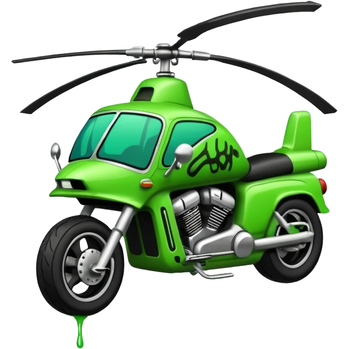 the word Chopper in green graffiti font emoji