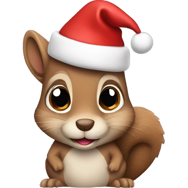Christmas squirrel  emoji
