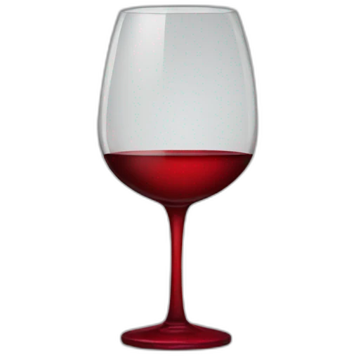 Wine glass red emoji