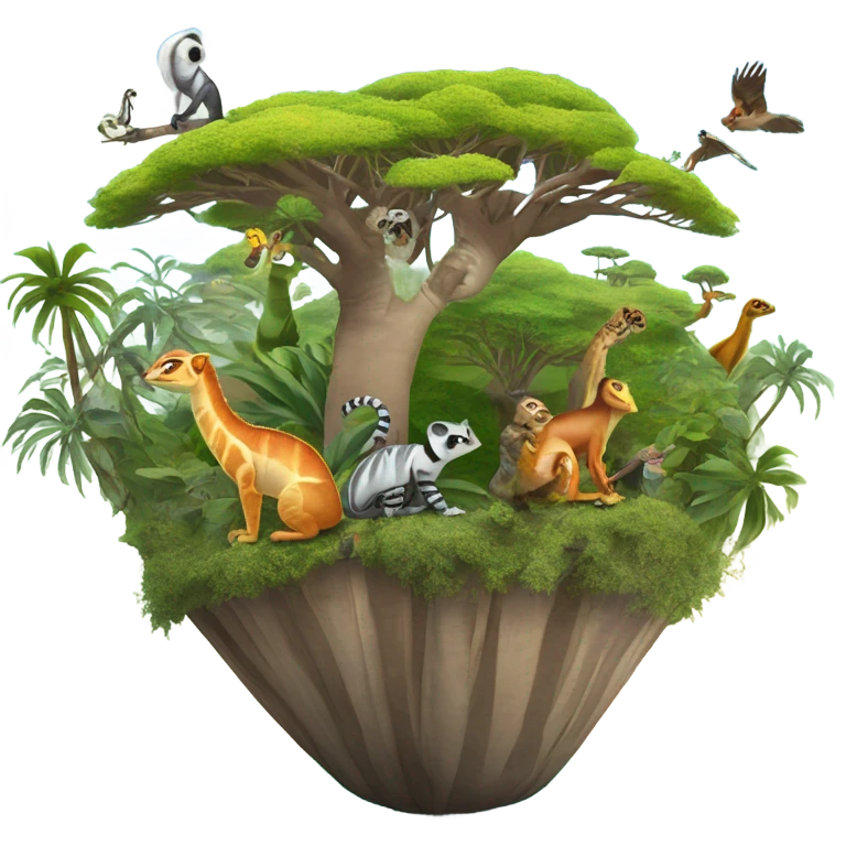madgascar island emoji