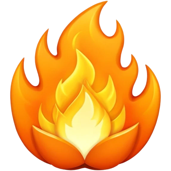 pouvoir ultime en feu emoji