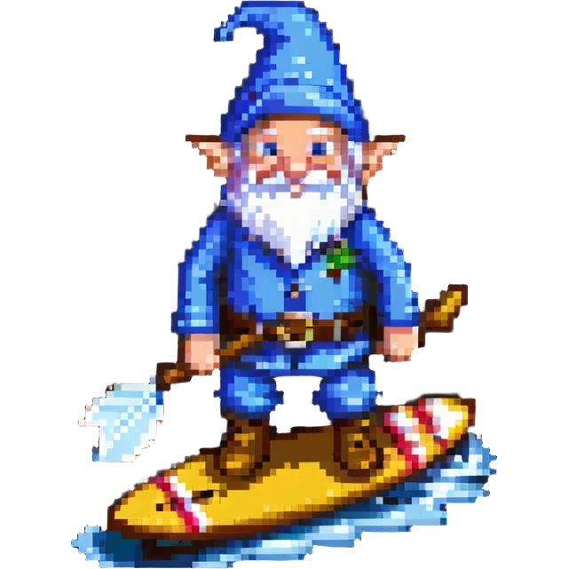 gnome surfing emoji
