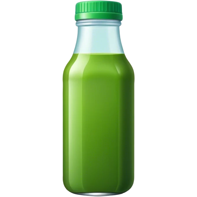 Green juice bottled emoji