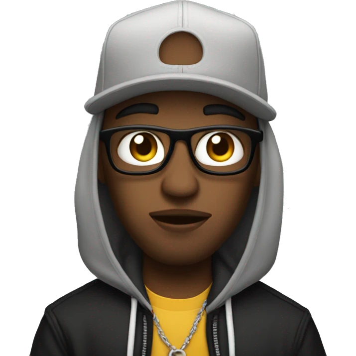 Me as a rapper emoji