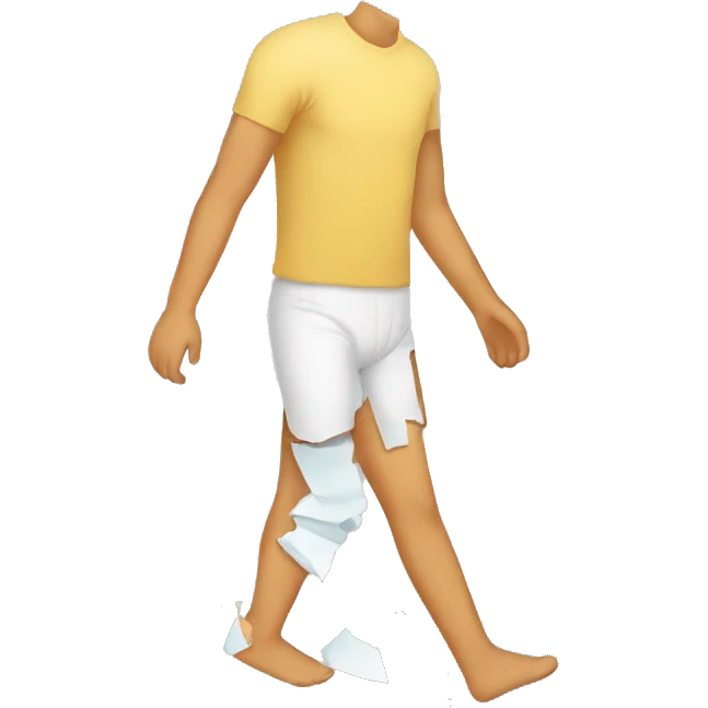 broken leg emoji