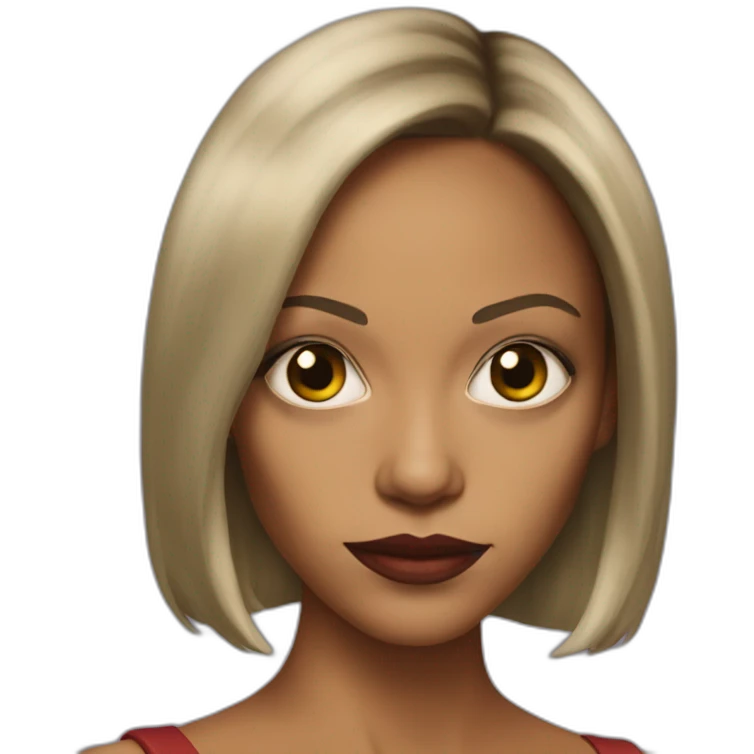 zoe saldana serious emoji