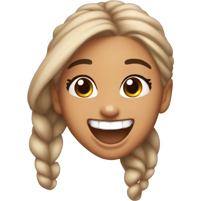 ariana grande laughing emoji