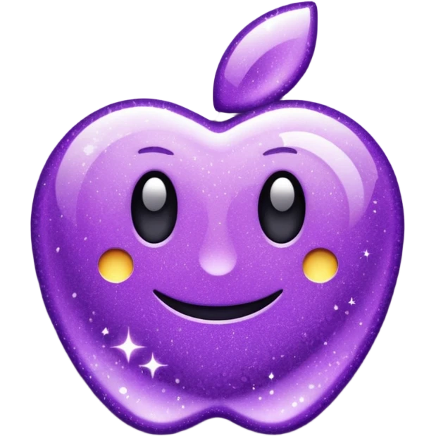 symbol glitter purple $ emoji