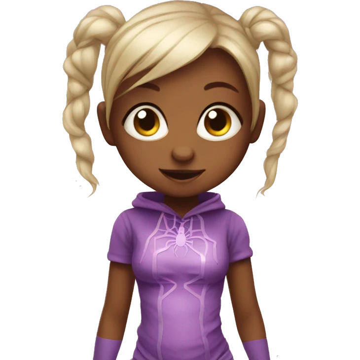 Baby spider girl emoji