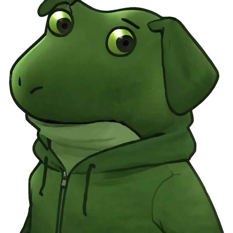dog wearing preppy hoodie emoji