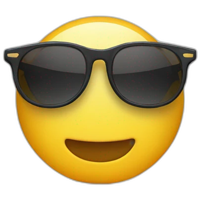 Lunettes soleil emoji