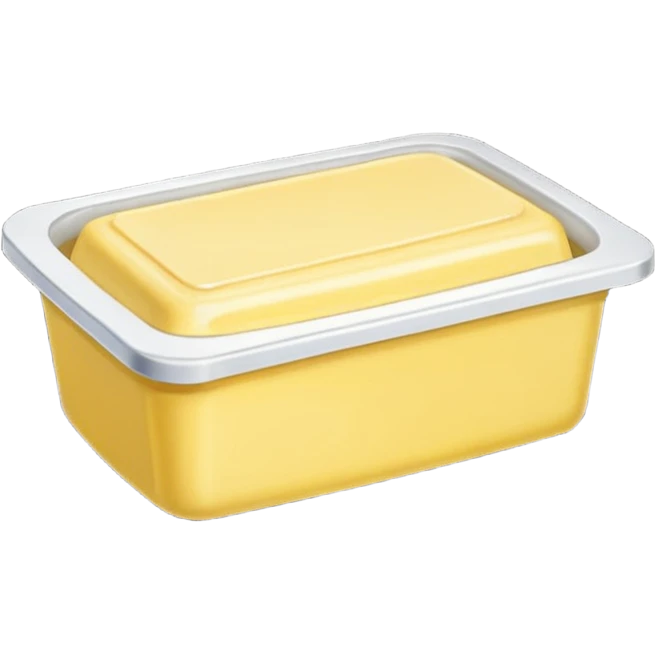 margarine emoji, isolated on white background emoji