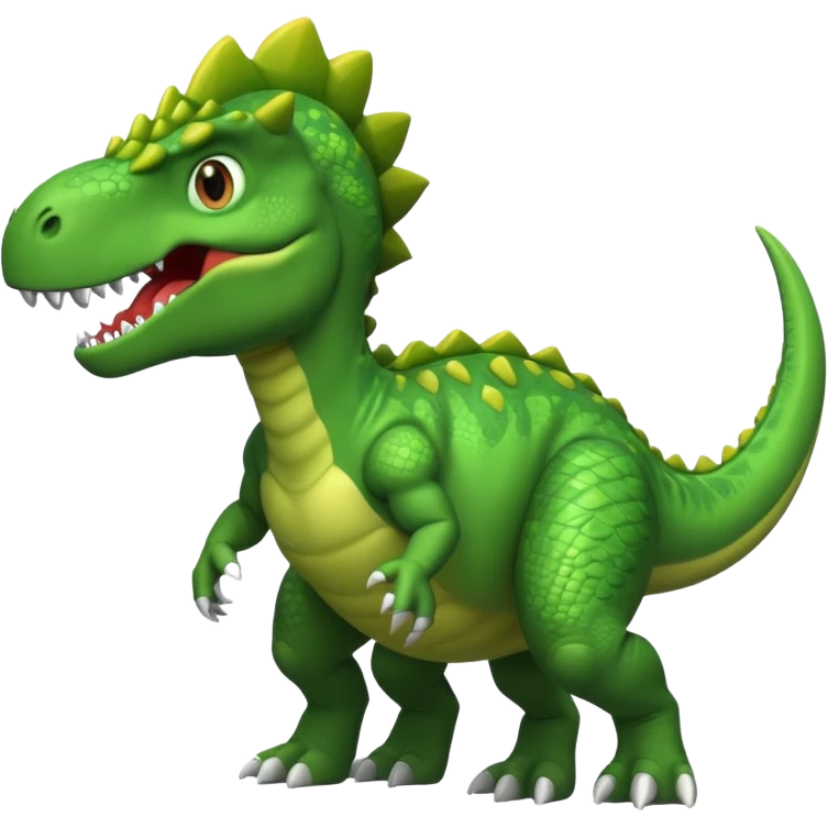 Dinosaur with muscles emoji