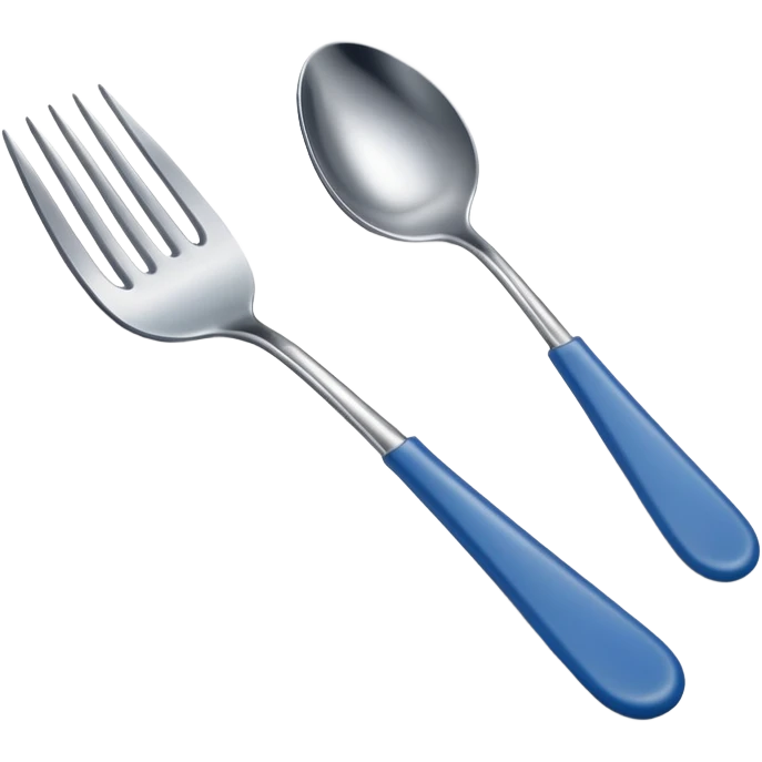 blue-handled oyster fork emoji