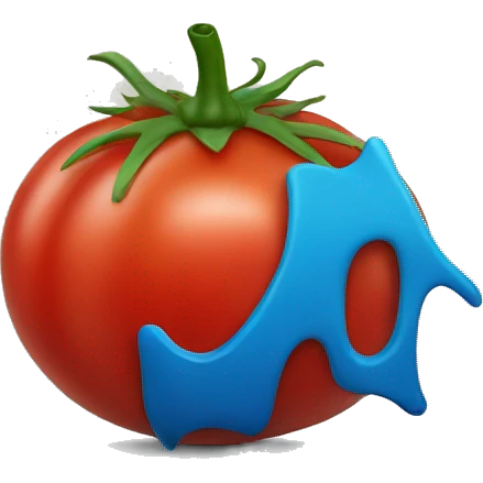 tomato with blue rib emoji