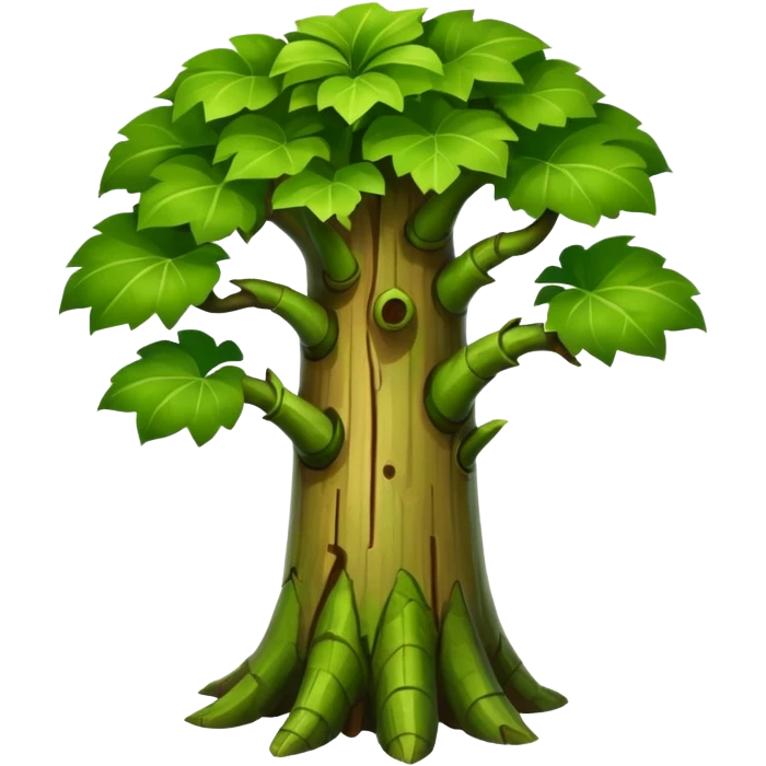 Giant stem plant big like a trunk emoji