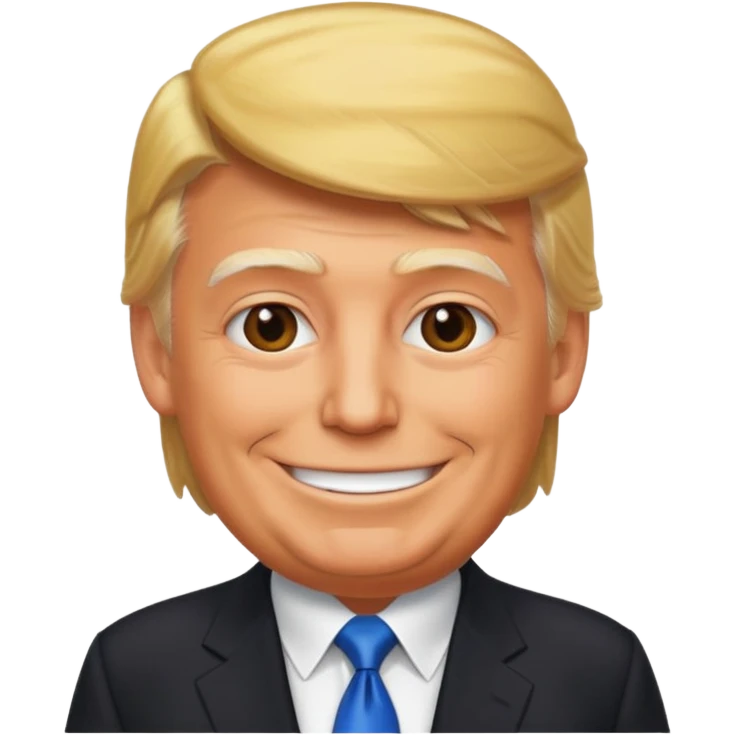 Trump looking sexy emoji