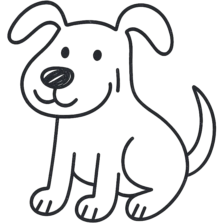 pink dog emoji