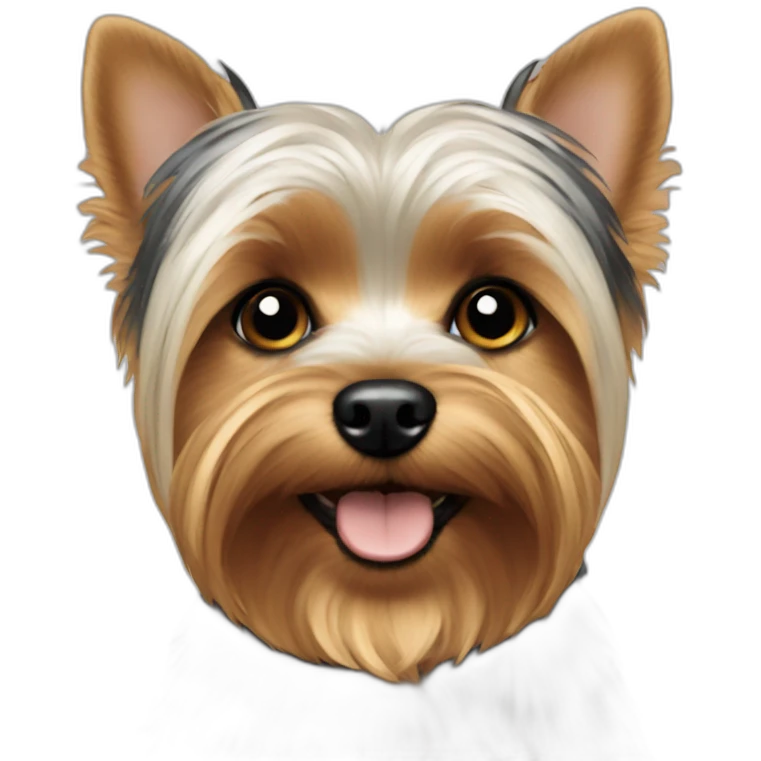 yorkie white emoji