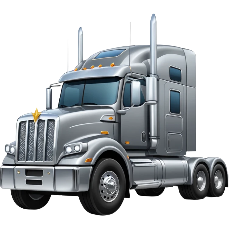 a big western strar truck gray emoji