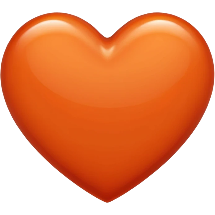 Dark Orange Heart Emoji emoji