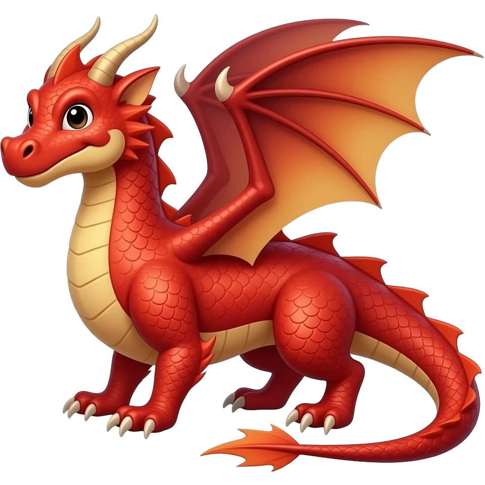 Red dragon emojii emoji