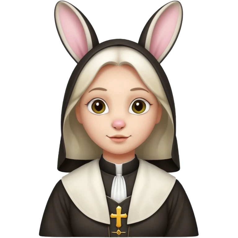 sexy easter bunny dressed in vicars clothe emoji
