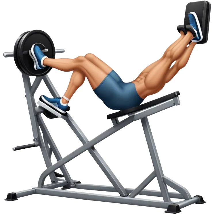 guy how to use a leg press machine emoji