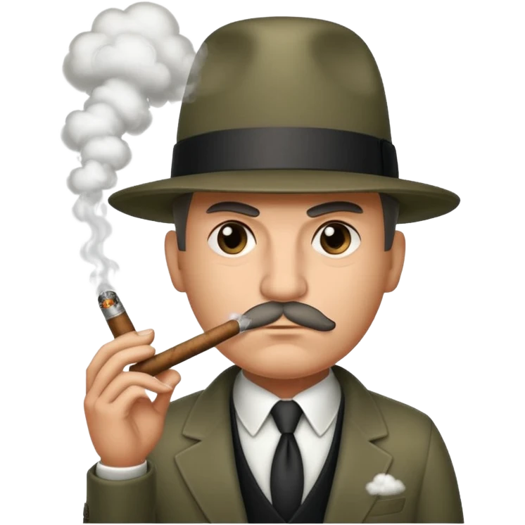 mafia boss cigar emoji