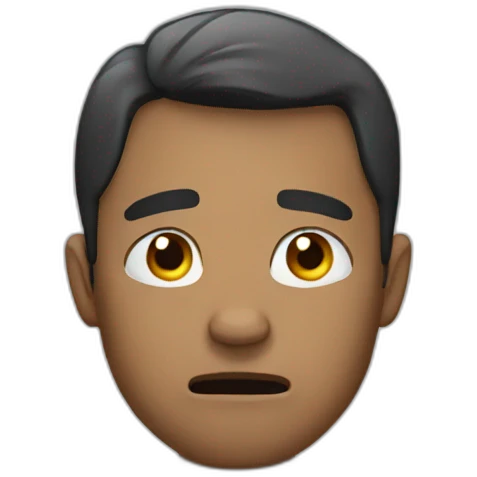 man crying emoji